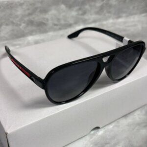 NEW | PRADA | 06WS | 06WS 1AB06G | 59 | BLACK | GRADIENT GREY | POLARIZED